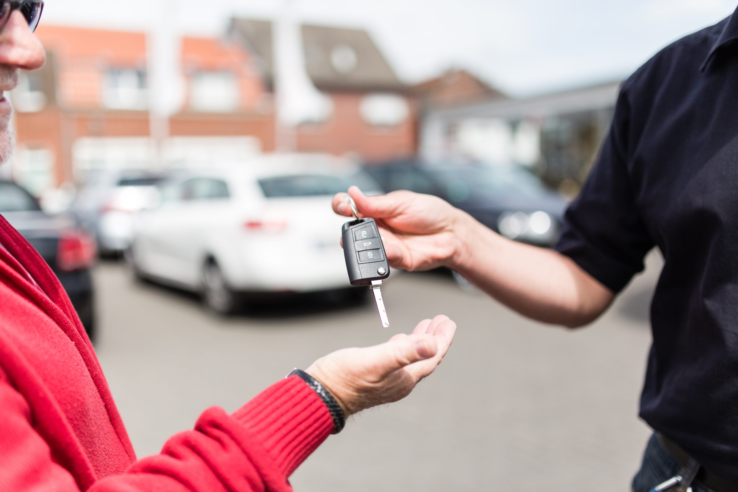 Schlüssel übergabe